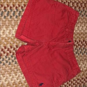 Ralph Lauren sport red shorts